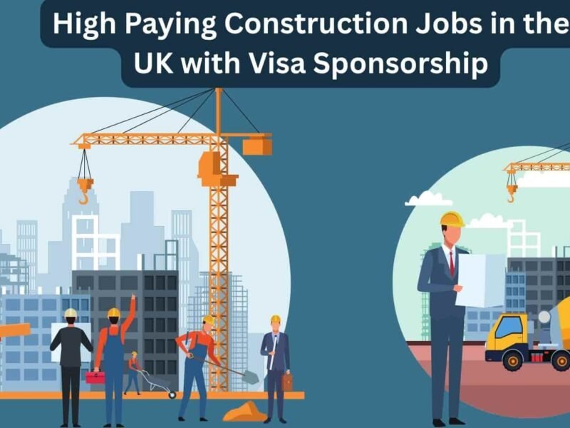 High Paying Construction Jobs in the UK with Visa Sponsorship